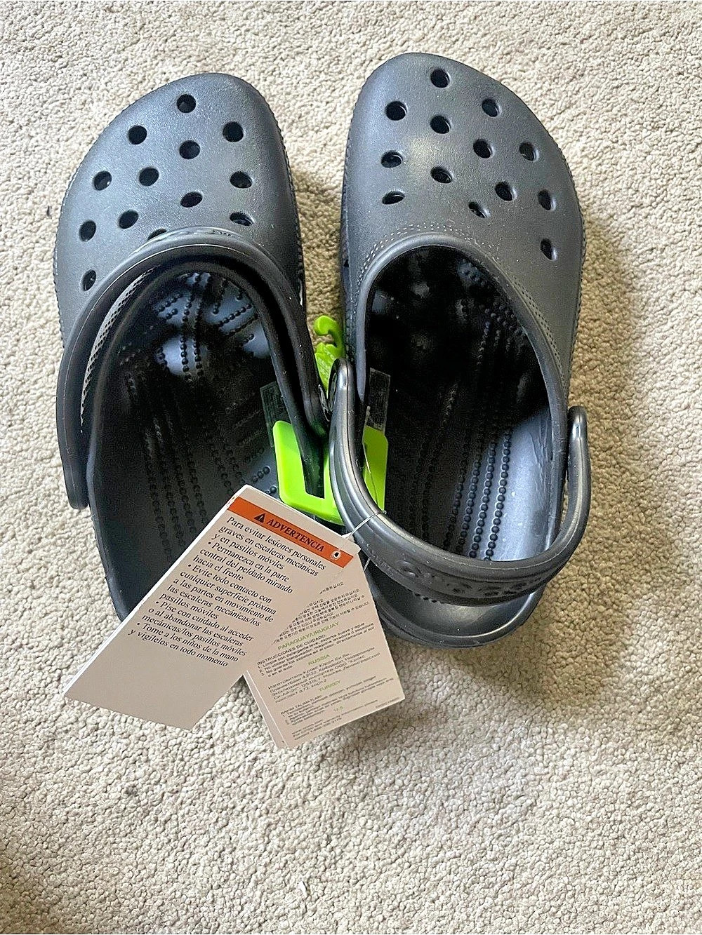 Crocs Classic All-Terrain Clog Black Clogs US Men’s 4 Women’s 6